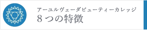 アーユルヴェーダビューティーカレッジ8つの特徴
