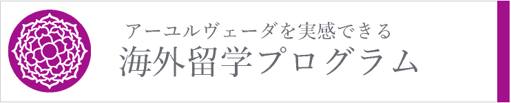 アーユルヴェーダビューティーカレッジ海外留学プログラム